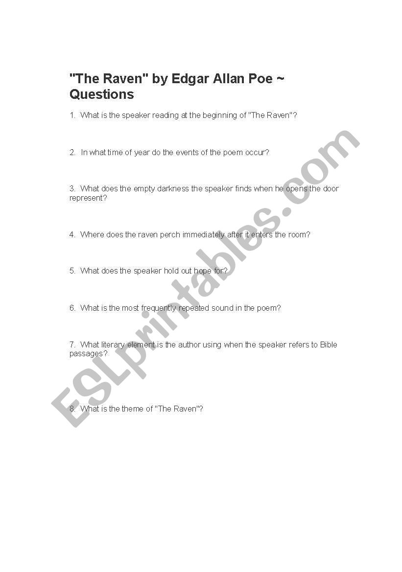 worksheet on the 