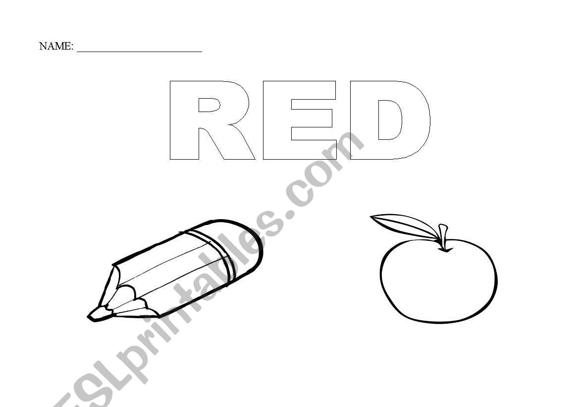 Red worksheet