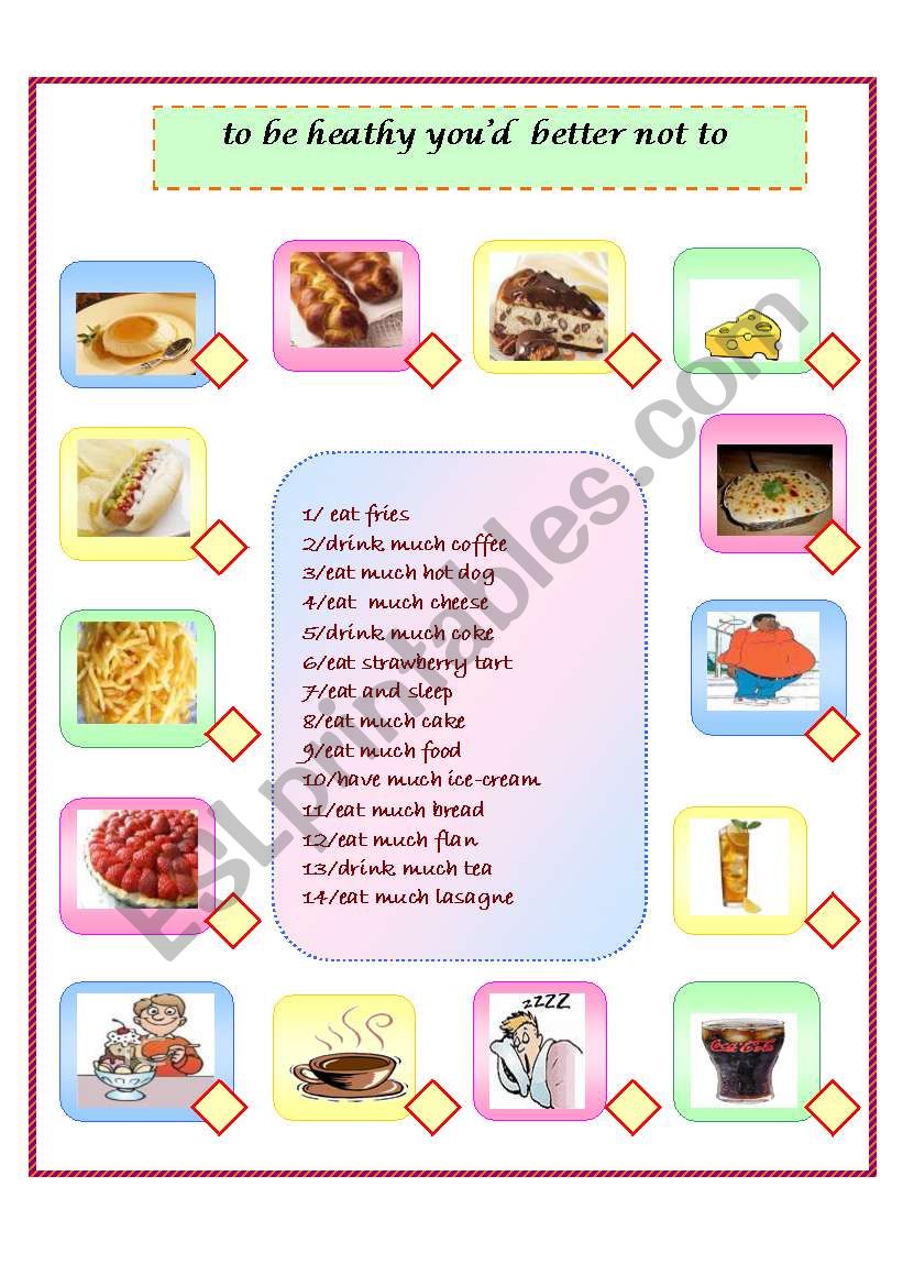 to be healthy - ESL worksheet by naoura