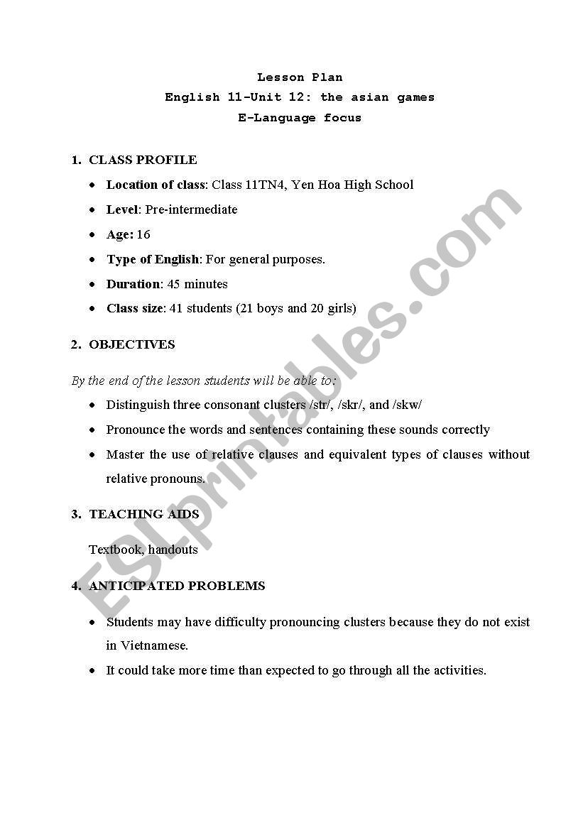 relative clauses worksheet