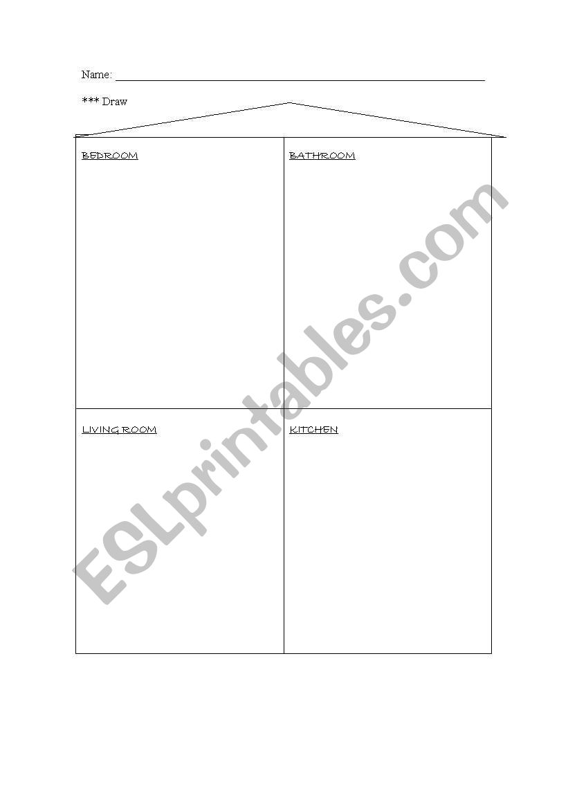 house worksheet