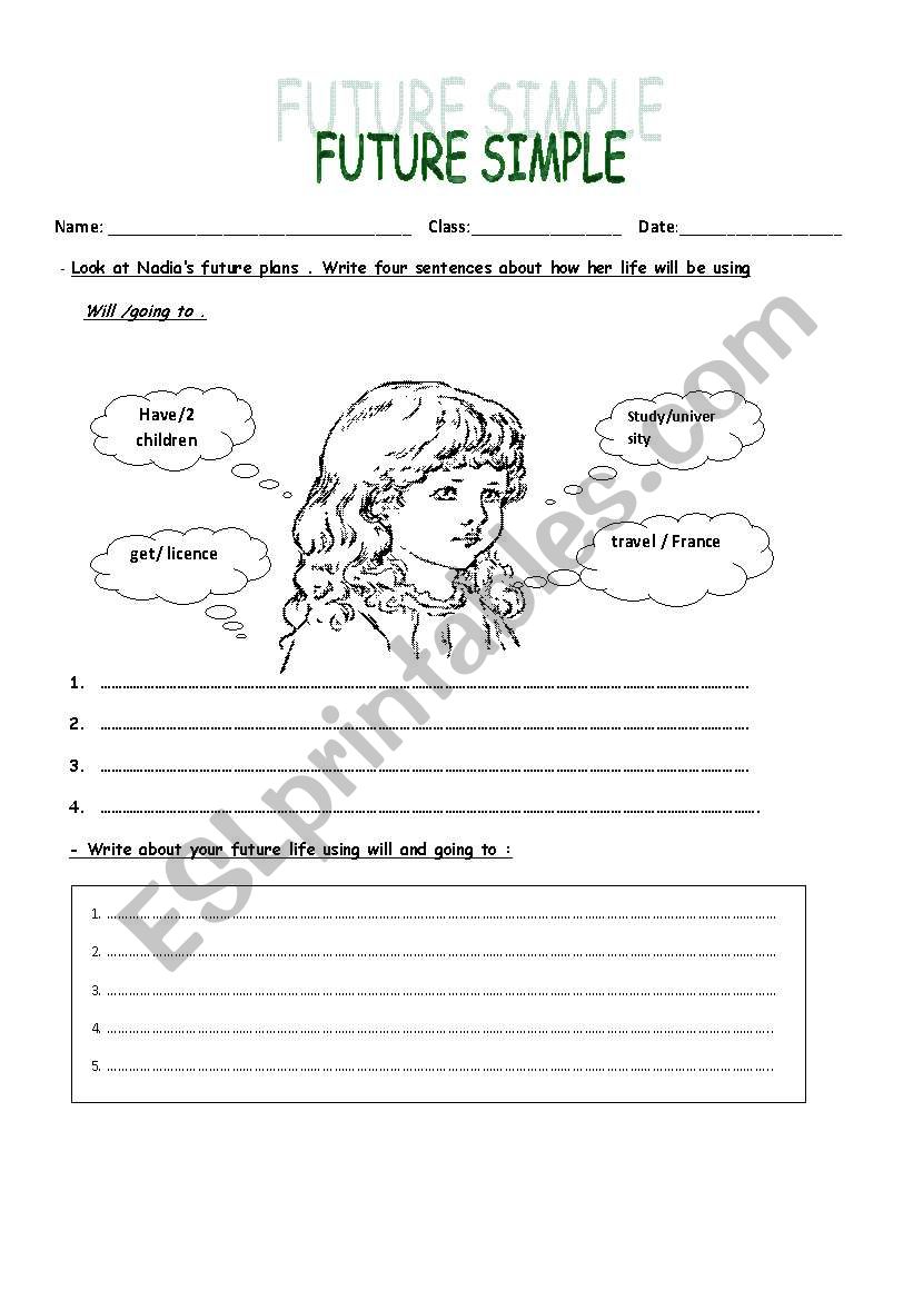 future tense  worksheet