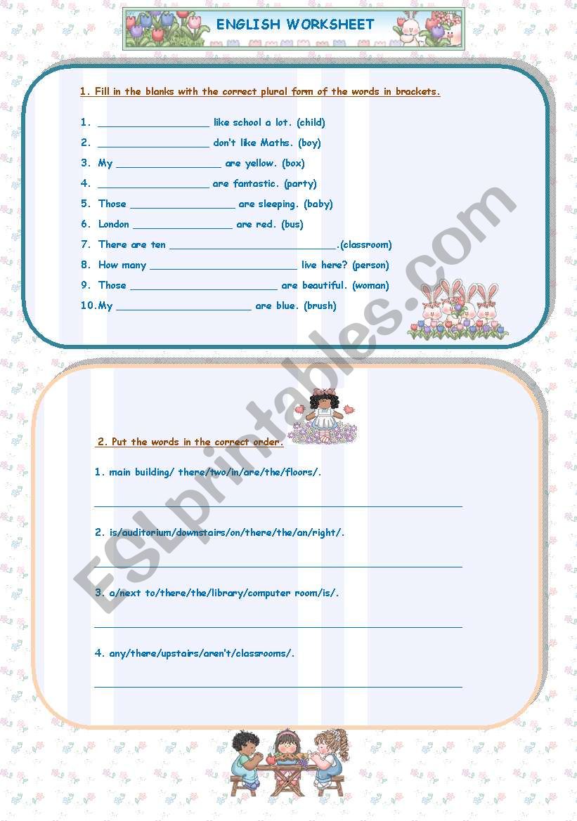  Worksheet on Grammar worksheet