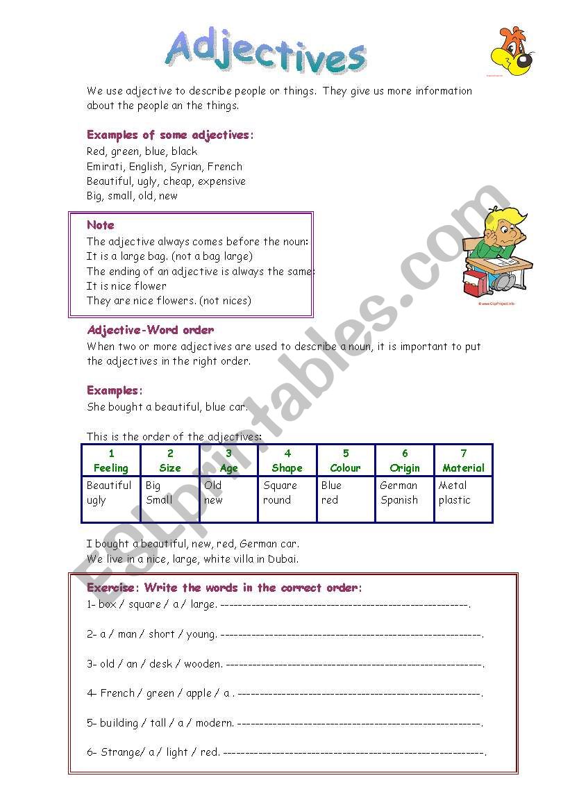 adjectives-order-esl-worksheet-by-white-cloud