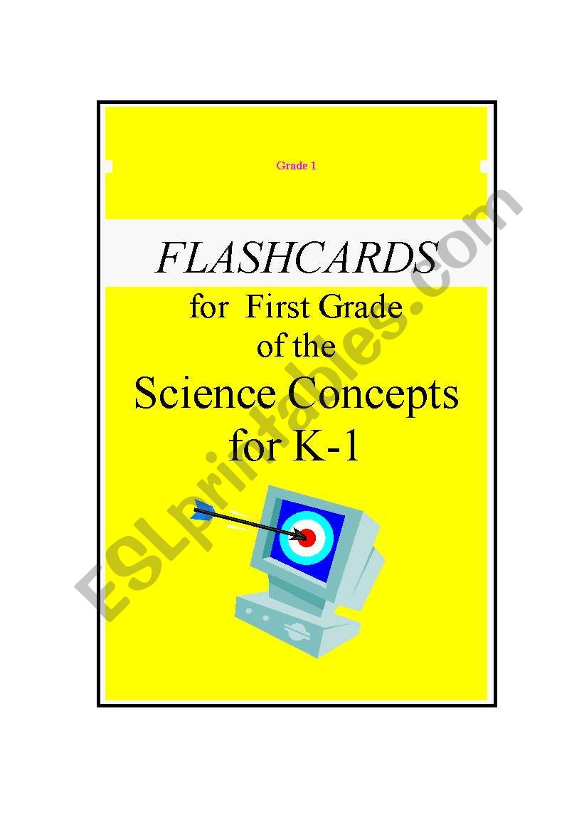 *****Science Flashcards worksheet