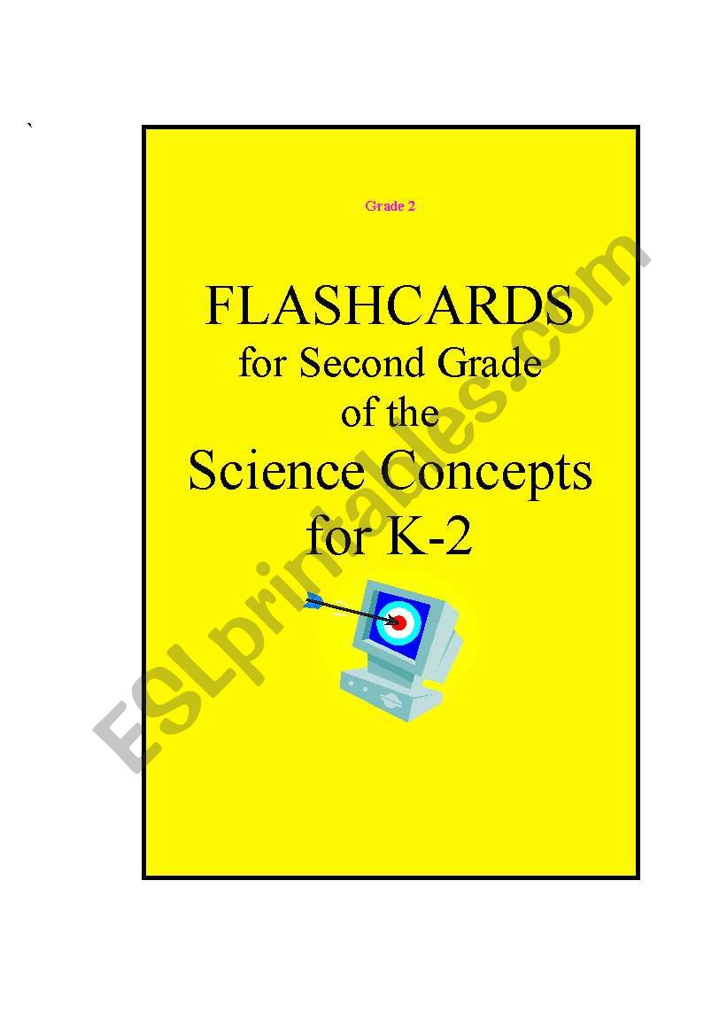 Science flashcards for grade 2. 28 pages full of flashcards with science concepts