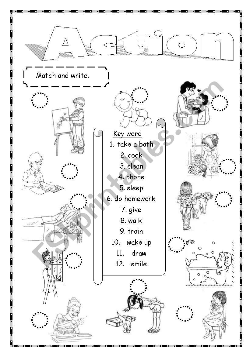 Action worksheet