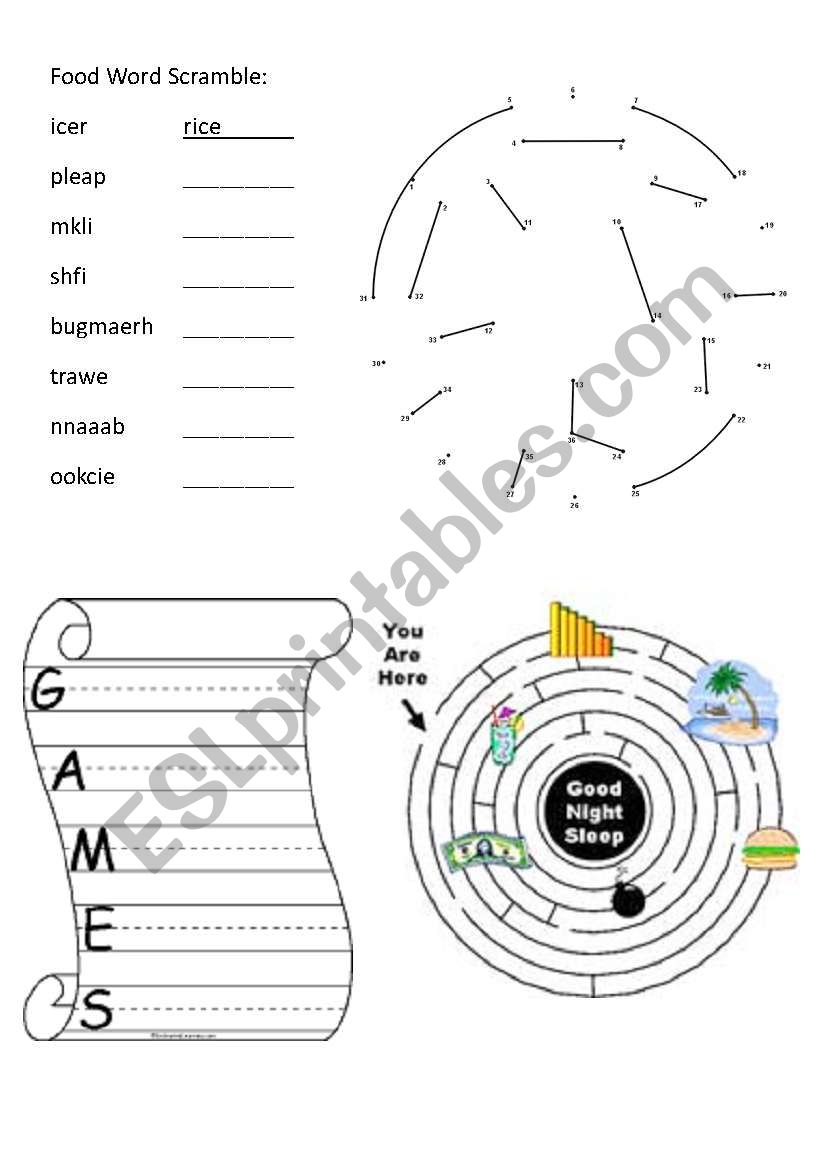 Mixed Worksheet worksheet