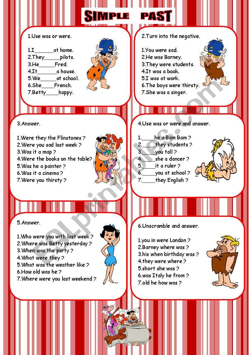 simple-past-was-were-esl-worksheet-by-bermudenze