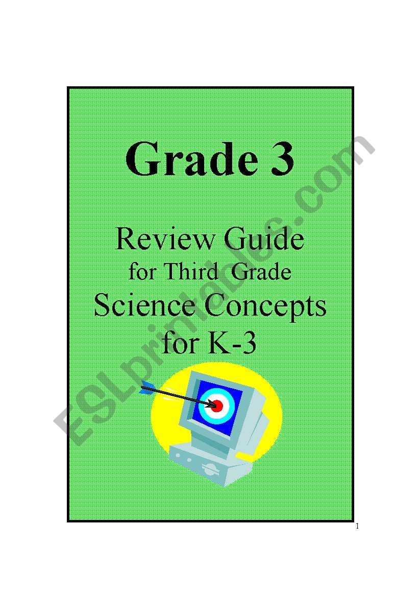 Science review guide (Annual plan for Science 3rd grade).35**pages