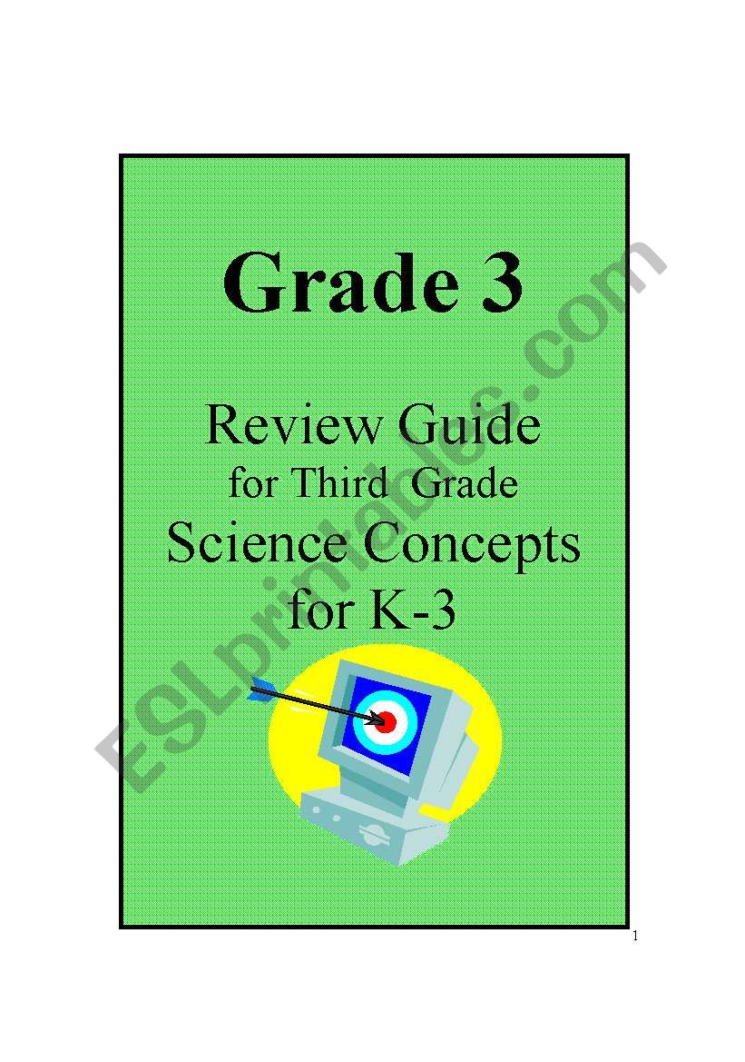 Science review guide (Annual plan for Science 3rd grade).35**pages