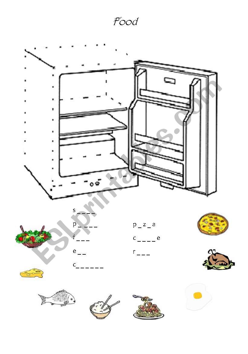 Food worksheet