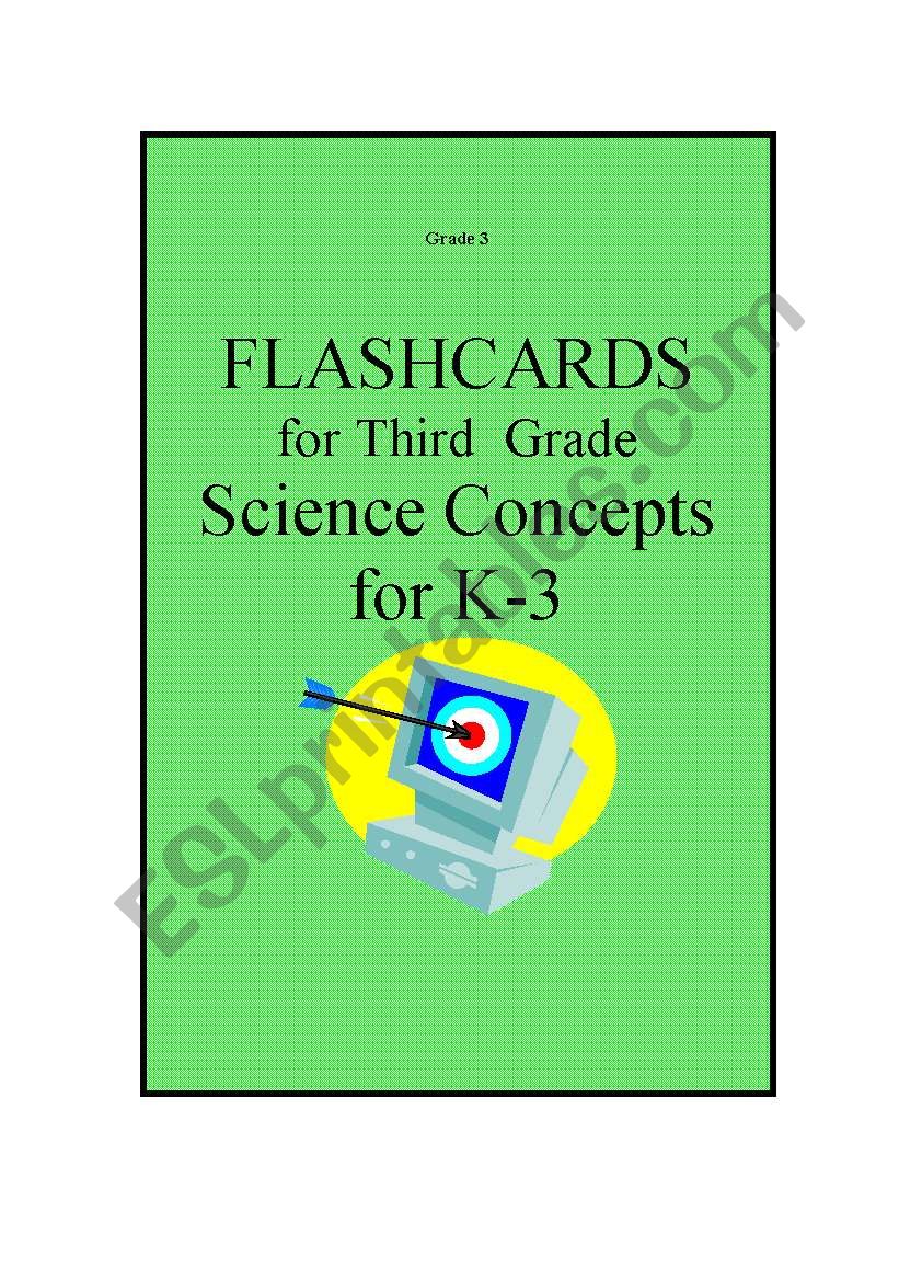 Science flashcards for grade 3. ***31 pages full of flashcards