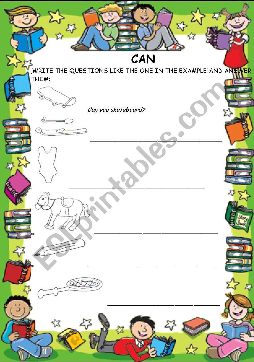 can worksheet