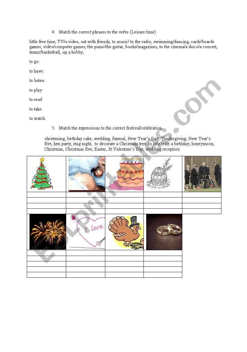 stages in life part 2  worksheet