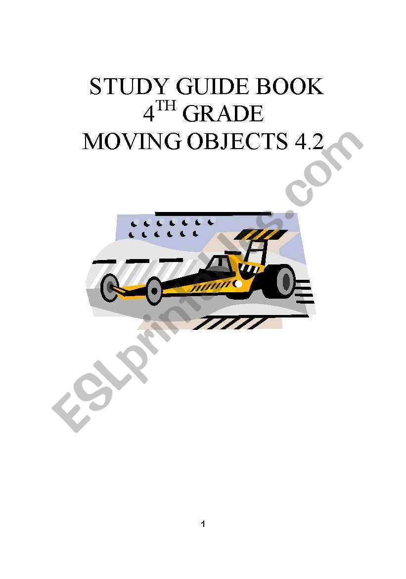 Science Study guide for 4th grade. Moving objects. Part 2/8