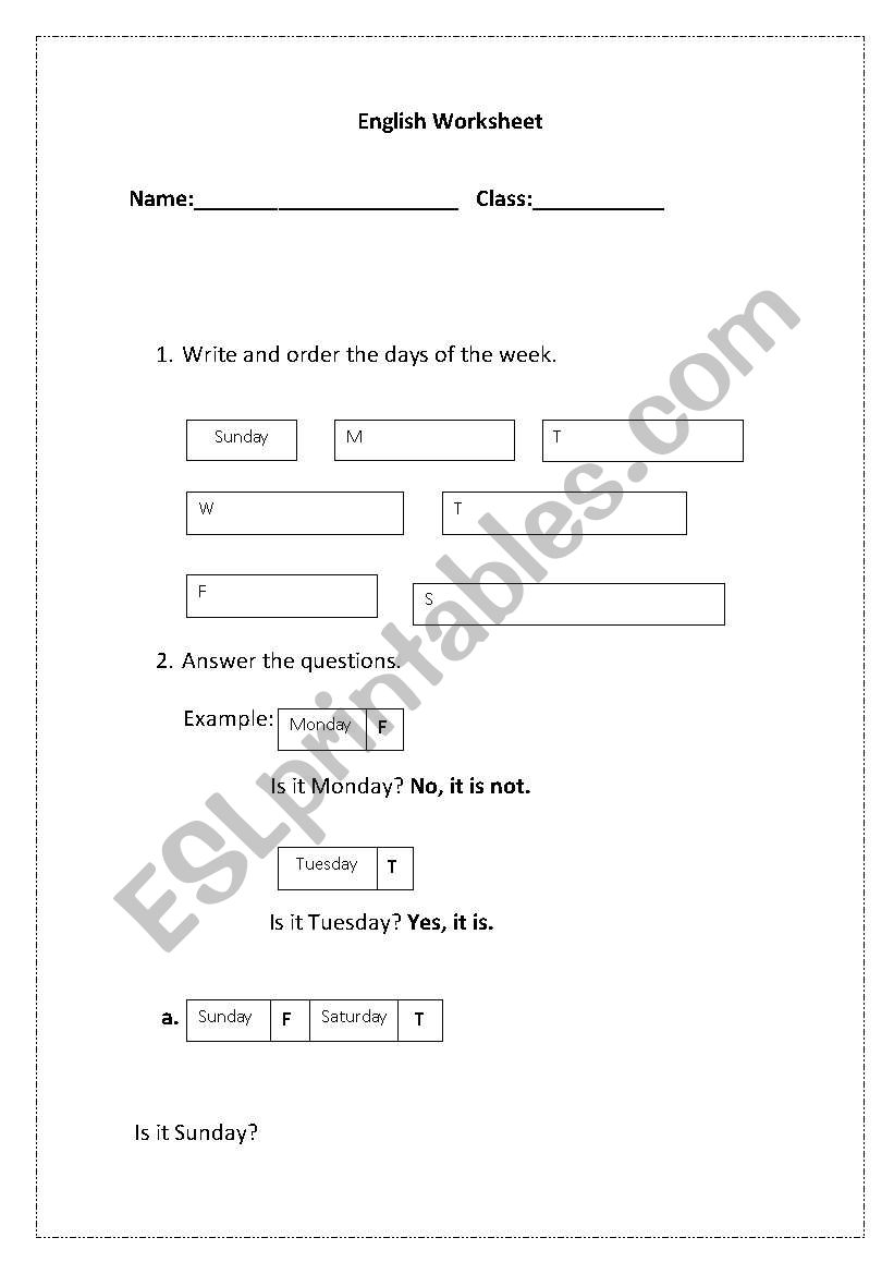 Revision Worksheet worksheet
