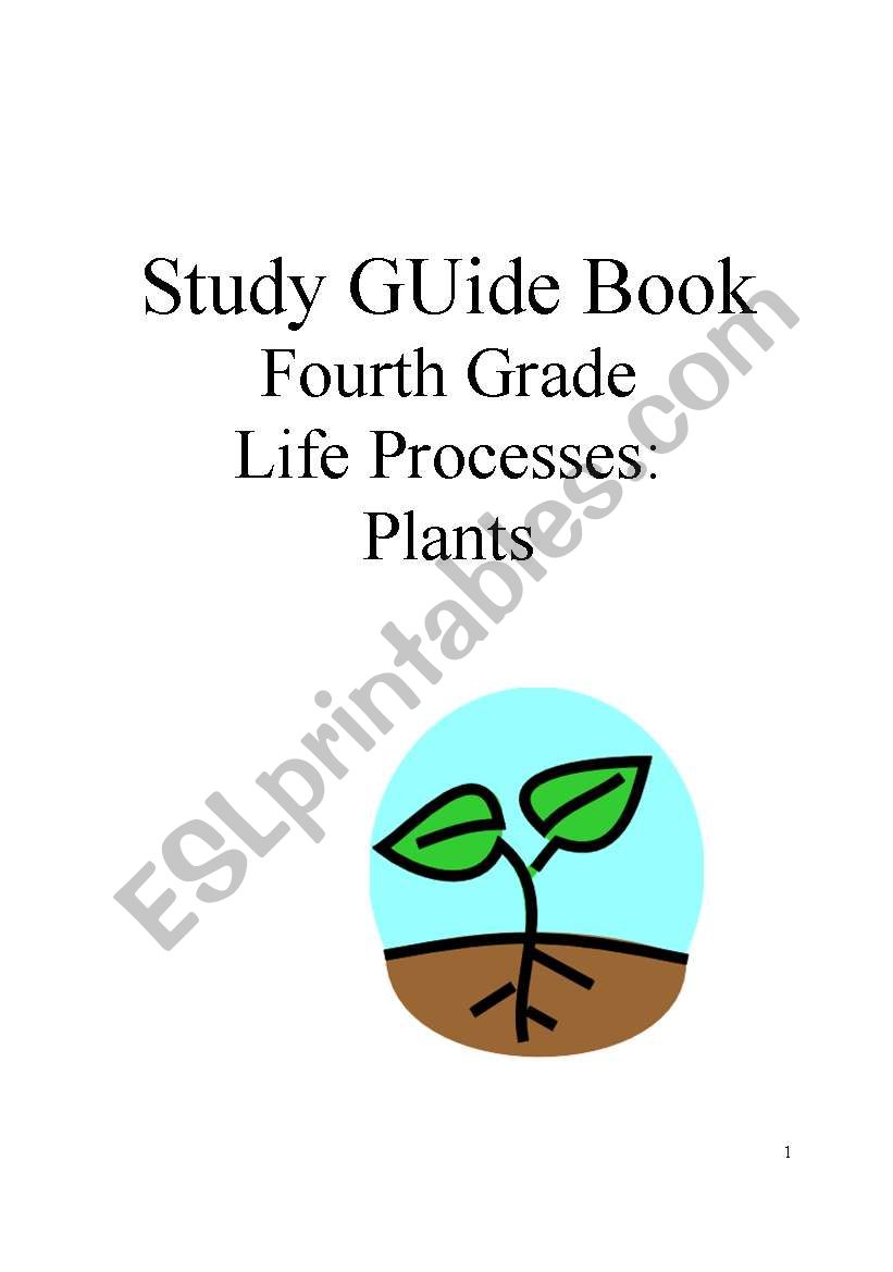 Science Study guide for 4th grade. Plants. Part 4/8