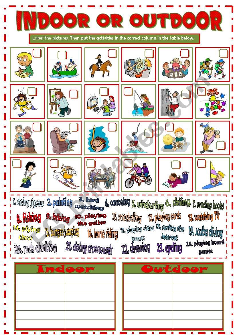 indoor-or-outdoor-activities-b-w-key-esl-worksheet-by-mada-1