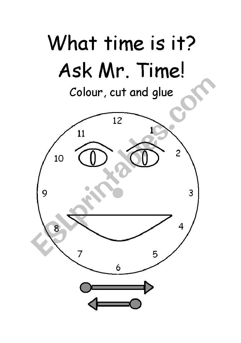 What time is it? Ask Mr. Time!