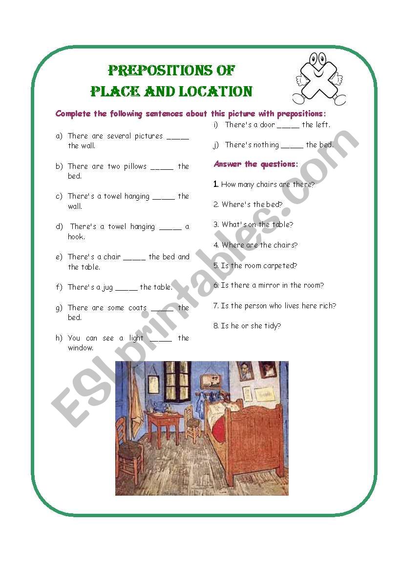 PREPOSITIONS worksheet