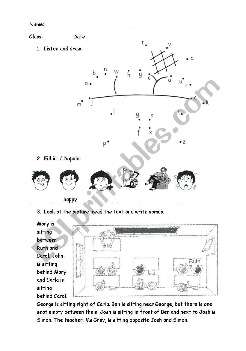 Revision - elementary + key worksheet