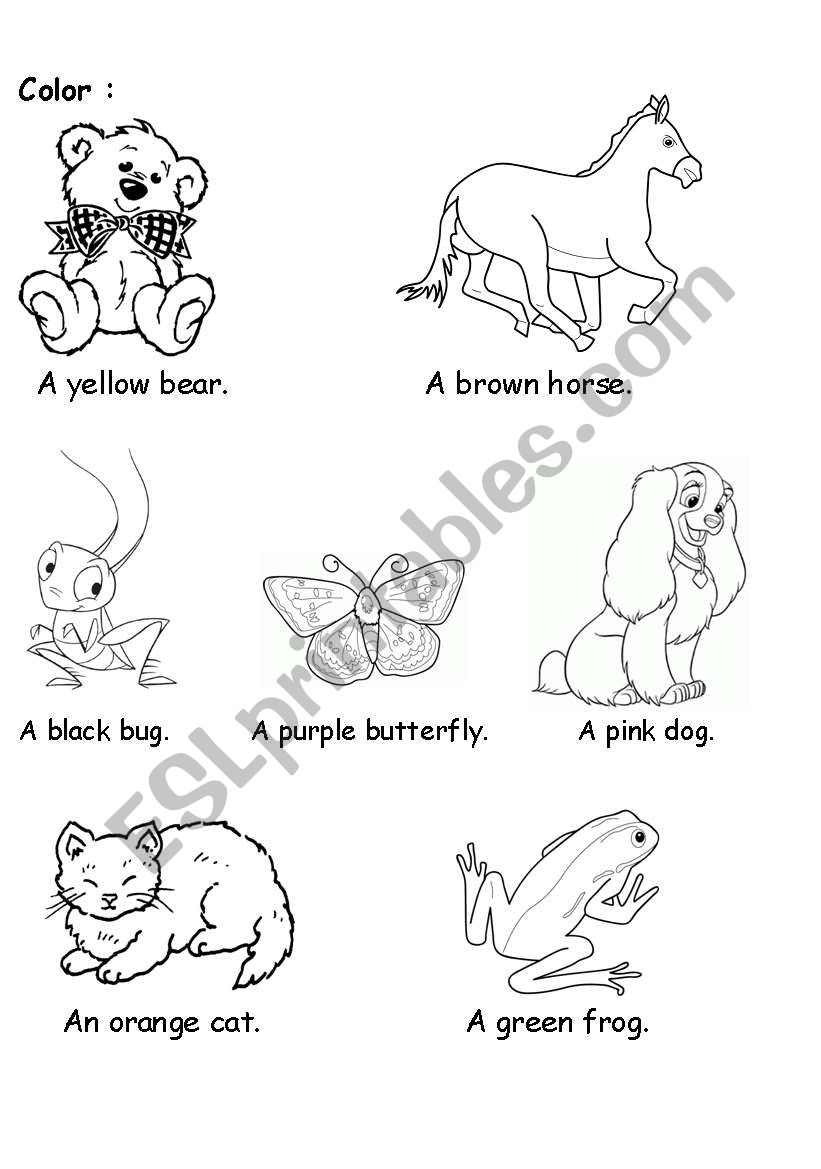 coloring  worksheet