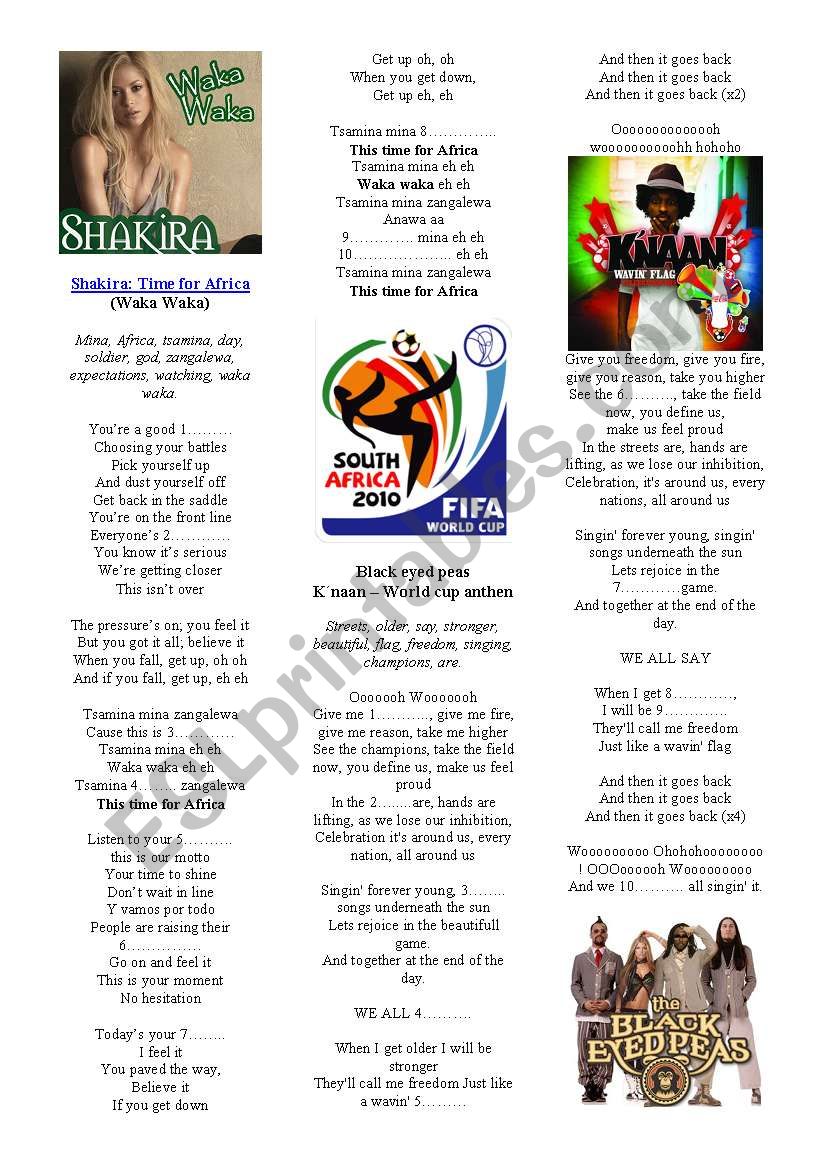 Shakira - Waka waka (Football World Cup South-Africa 2010)