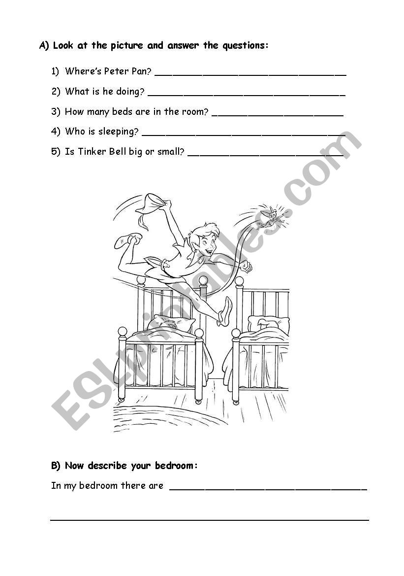 Peter Pan worksheet worksheet