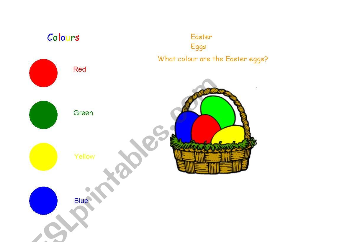 Crafty Colours! Age 2 - 3 Years Easter Eggs 