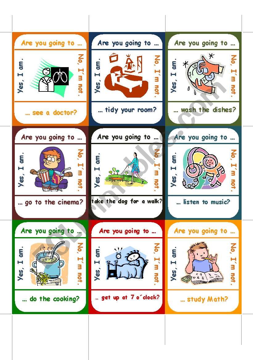 GO FISH! Are you going to ... worksheet