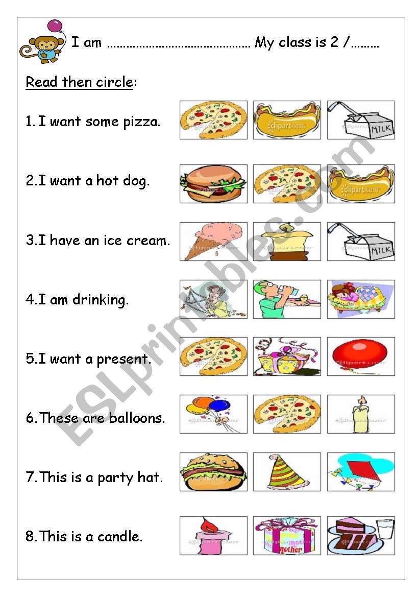 birthday worksheet