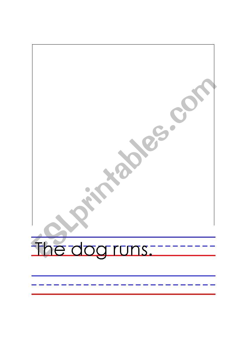 Basic Phonics Writing Activity