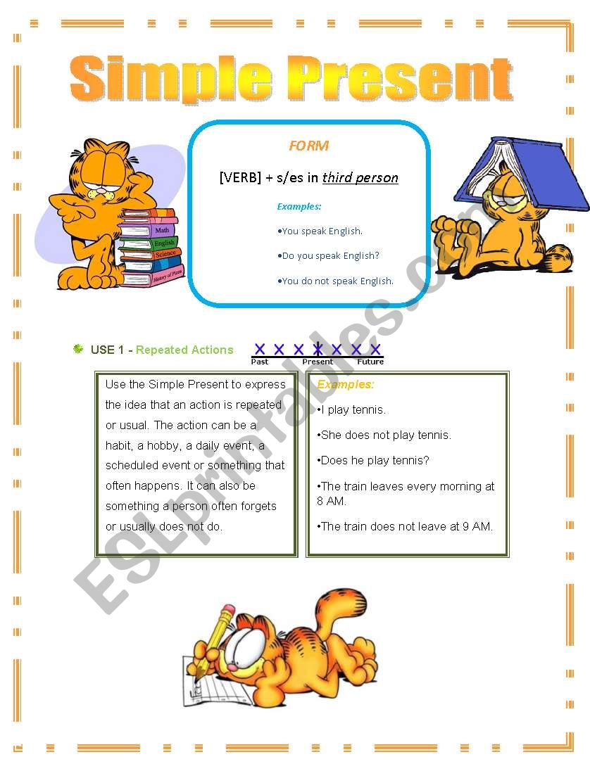 Present Simple worksheet