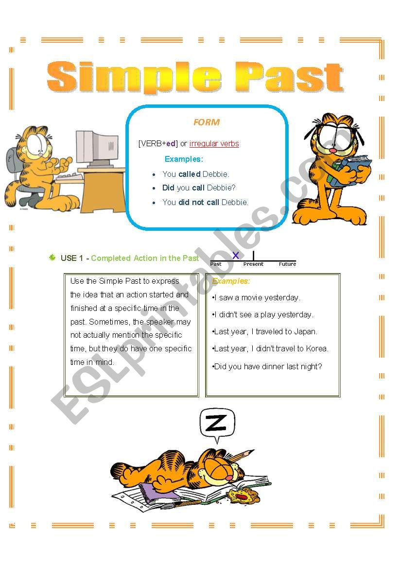 Past Simple worksheet