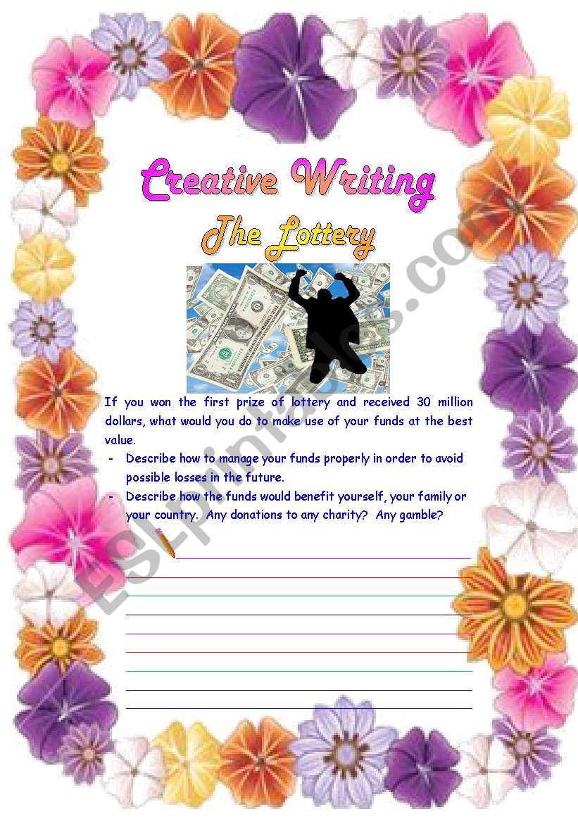 esl creative writing topics