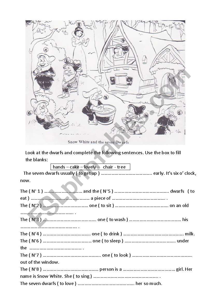 snow worksheet