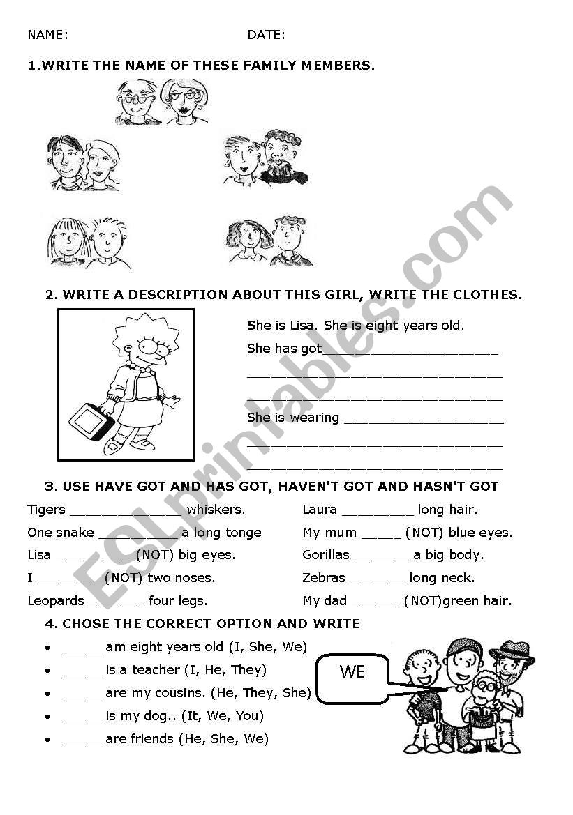 Test 3rd grade worksheet