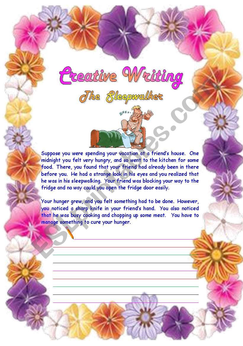 Creative Writing 05 worksheet