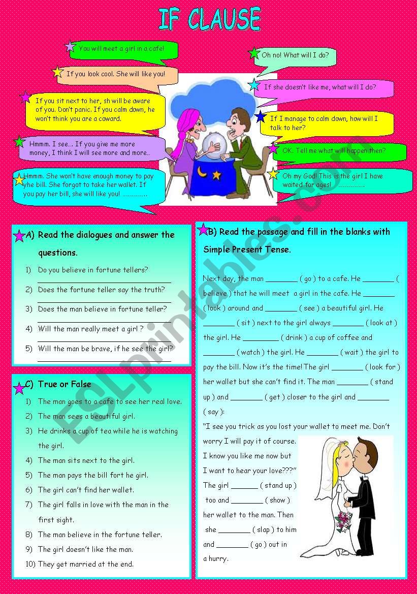 MEETING WITH THE REAL LOVE... worksheet