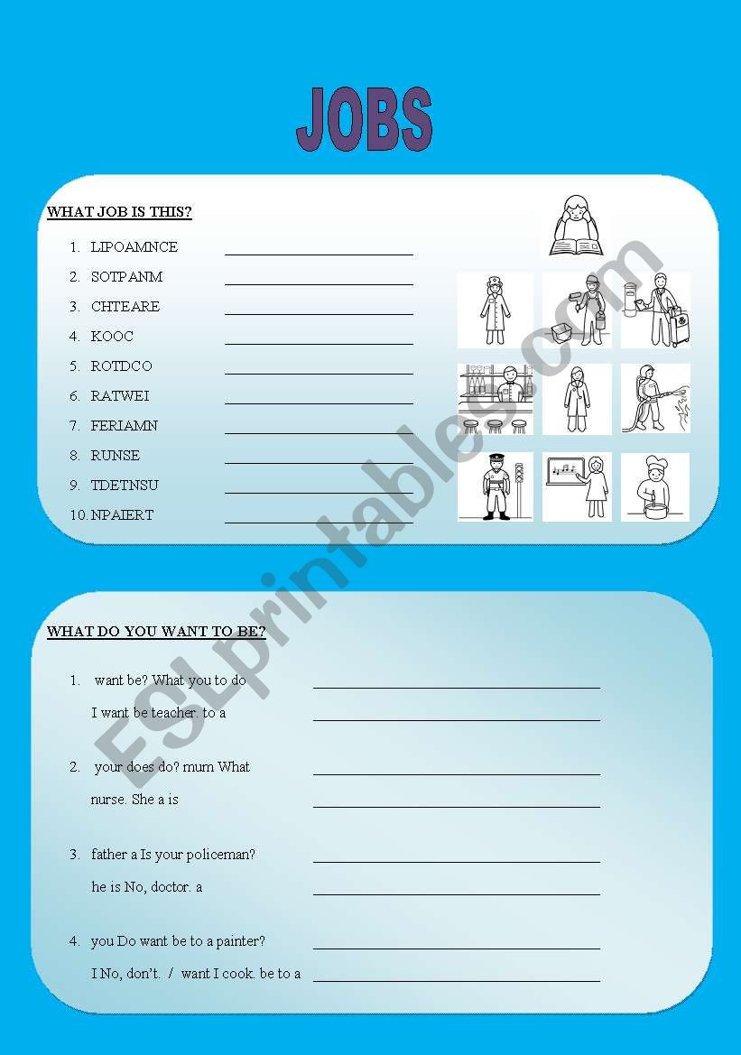 JOBS worksheet