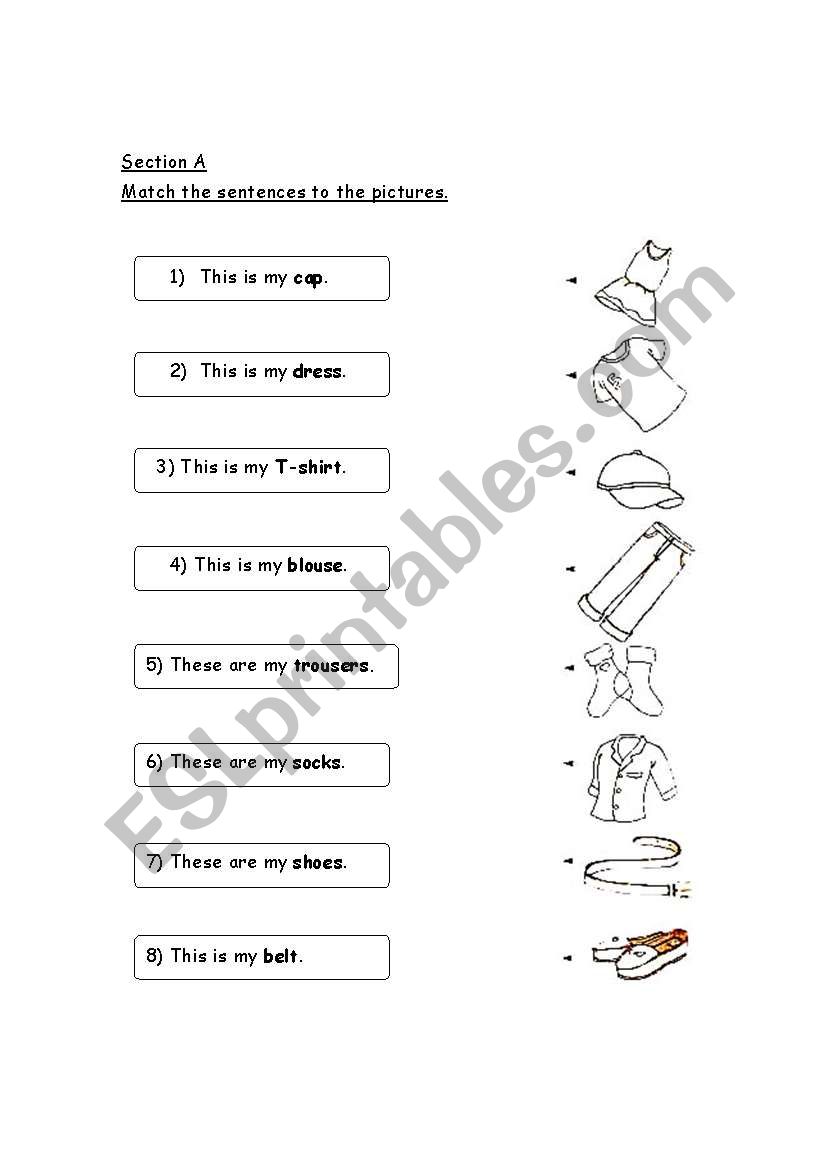 worksheet picture match worksheet