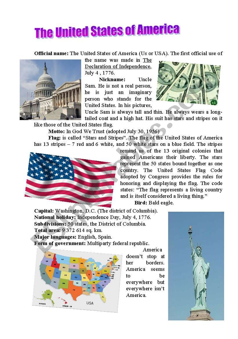 united-states-worksheet