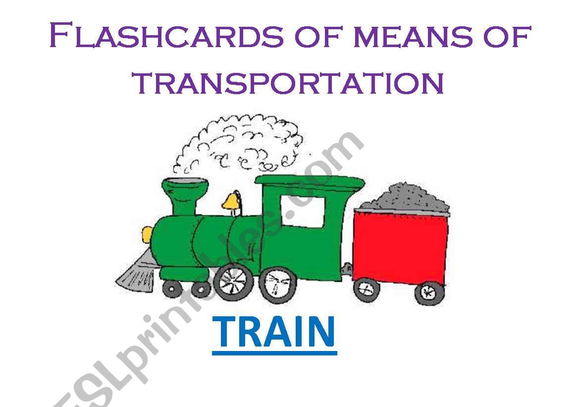Means of Transportation 3/5 worksheet