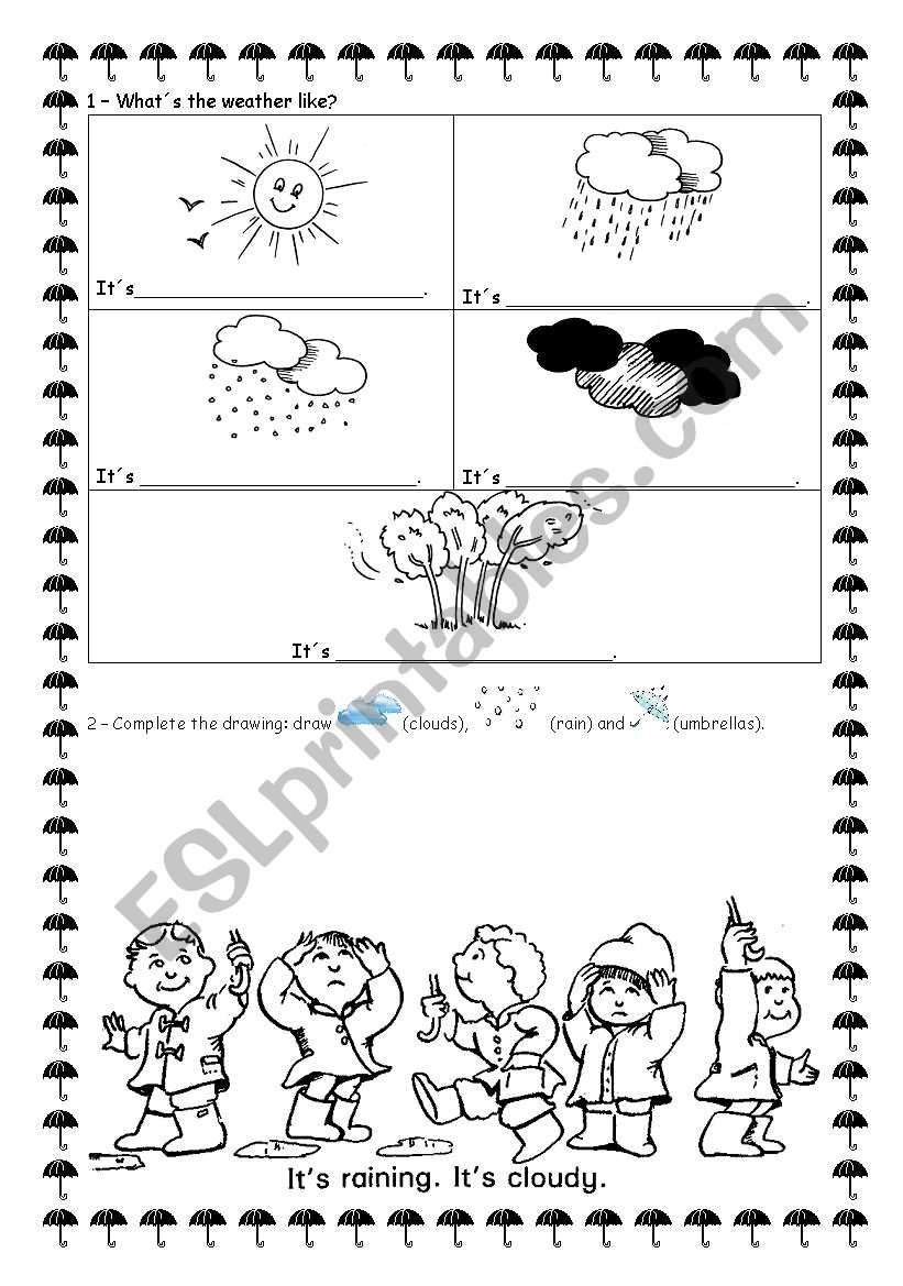 Weather worksheet