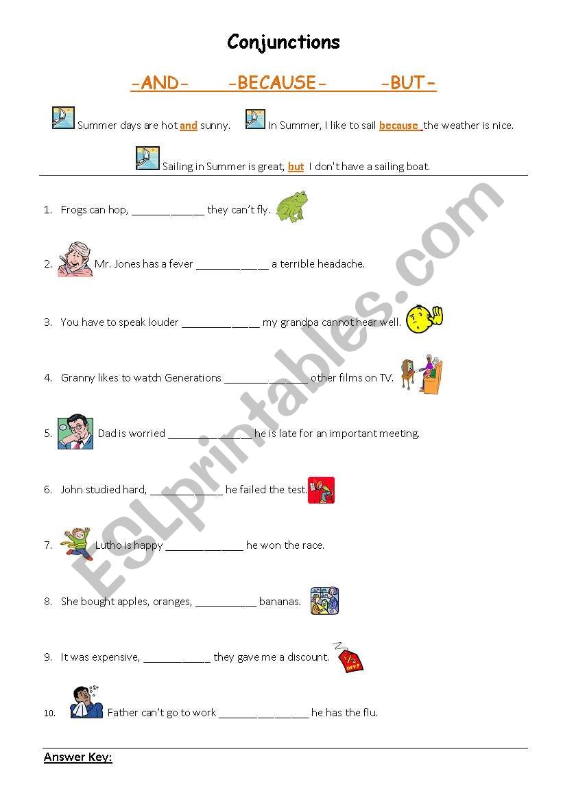 Conjunctions_and_because_but worksheet