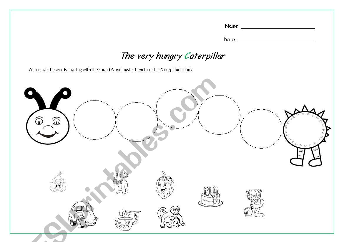 The Very Hungry Caterpillar - Phonics - C