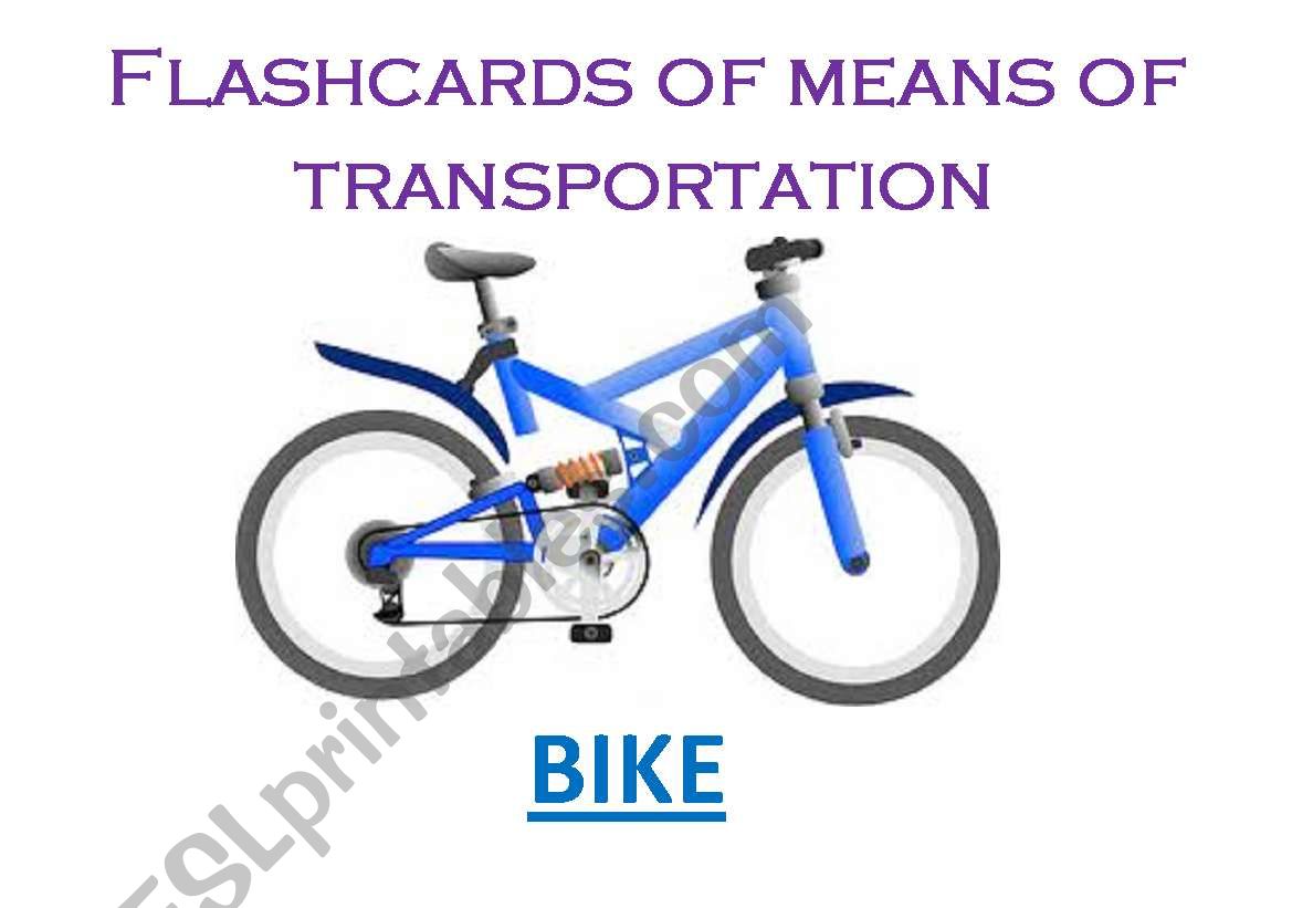 Means of Transportation 5/5 worksheet