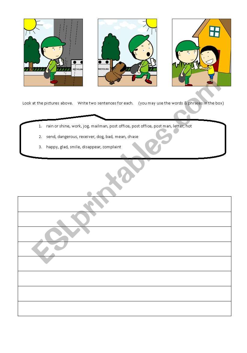 Occupation worksheet