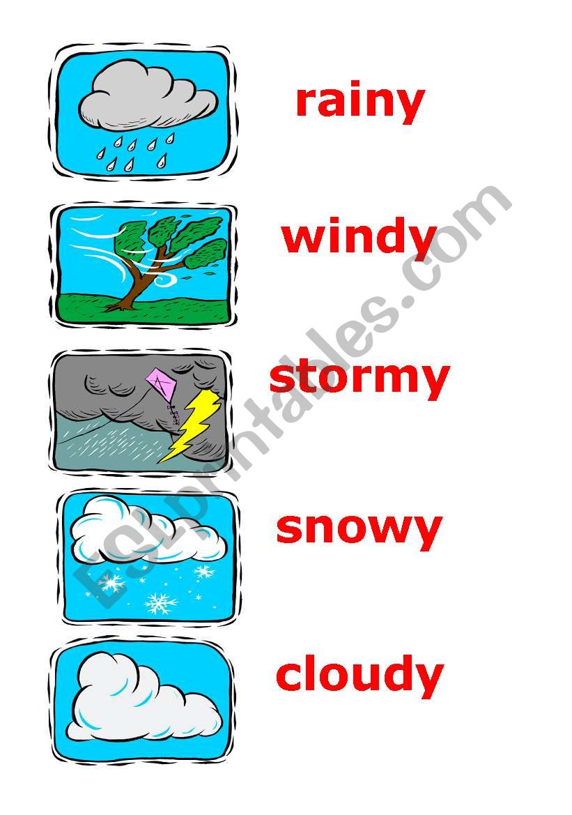 The Weather worksheet